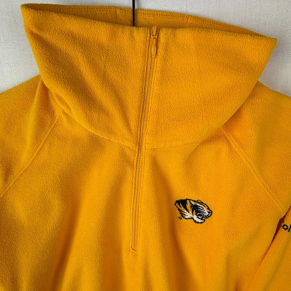Columbia Zip Fleece Pullover Shirt Missouri Tigers Top Mizzou NCAA Embroidered L - Picture 12 of 15